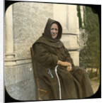 Monk, Sicily, Italy by L Toms