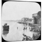 Bathing ghat at Benares, India by Anonymous