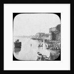 Bathing ghat at Benares, India by Anonymous
