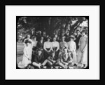 Tennis group portrait by Anonymous