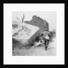 Blockhouse destroyed by a mine, Lomme, near Armentières, France, World War I by Nightingale & Co
