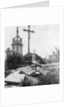 Damaged graves, old communal cemetery, Ypres, Belgium, World War I by Nightingale & Co