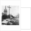 Damaged graves, old communal cemetery, Ypres, Belgium, World War I by Nightingale & Co