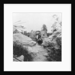 Langer Max, German rail mounted siege gun, Moere, near Ostend, Belgium, World War I by Nightingale & Co