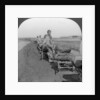 Conveying salt to the interior by wheelbarrow train by Keystone View Company