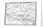Map of Manitoba and the Northwest, Canada by George Philip & Son Ltd
