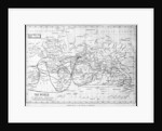 Map of the world showing sailing routes and telegraph cables by George Philip & Son Ltd