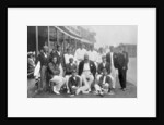 The England Test cricket XI at Nottingham, Nottinghamshire by WA Rouch