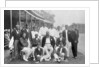The England Test cricket XI at Nottingham, Nottinghamshire by WA Rouch