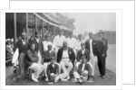 The England Test cricket XI at Nottingham, Nottinghamshire by WA Rouch