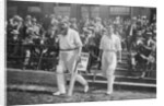 Dr WG Grace, English cricketer, walking out to bat by WA Rouch