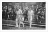 Dr WG Grace, English cricketer, walking out to bat by WA Rouch