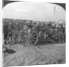 'Spoils of war, gun and stores captured from the Turks, Palestine', World War I by Realistic Travels Publishers