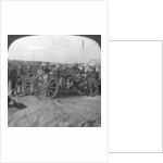 'Spoils of war, gun and stores captured from the Turks, Palestine', World War I by Realistic Travels Publishers
