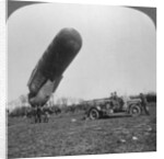 Observation balloon about to ascend, World War I by Realistic Travels Publishers