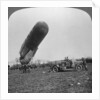 Observation balloon about to ascend, World War I by Realistic Travels Publishers