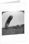 Observation balloon about to ascend, World War I by Realistic Travels Publishers