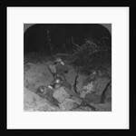 Listening post in a shell hole in No Man's Land, near Lagnicourt, France, World War I by Realistic Travels Publishers
