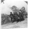 Troops passing the ruins of Monchy on the way up the line, France, World War I by Realistic Travels Publishers