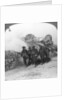 Troops passing the ruins of Monchy on the way up the line, France, World War I by Realistic Travels Publishers