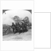 Troops passing the ruins of Monchy on the way up the line, France, World War I by Realistic Travels Publishers