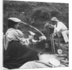 Cooking on the fire by Anonymous