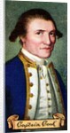 Captain James Cook, taken from a series of cigarette cards by Anonymous