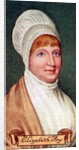 Elizabeth Fry, taken from a series of cigarette cards by Anonymous