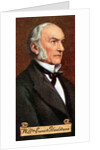 William Ewart Gladstone, taken from a series of cigarette cards by Anonymous