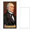 William Ewart Gladstone, taken from a series of cigarette cards by Anonymous