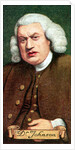 Dr. Johnson, taken from a series of cigarette cards by Anonymous