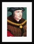 Sir Thomas More, taken from a series of cigarette cards by Anonymous