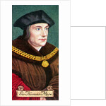 Sir Thomas More, taken from a series of cigarette cards by Anonymous