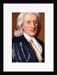 Sir Isaac Newton, taken from a series of cigarette cards by Anonymous
