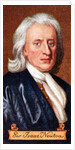 Sir Isaac Newton, taken from a series of cigarette cards by Anonymous