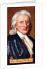 Sir Isaac Newton, taken from a series of cigarette cards by Anonymous