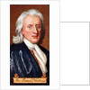 Sir Isaac Newton, taken from a series of cigarette cards by Anonymous