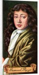 Samuel Pepys, taken from a series of cigarette cards by Anonymous