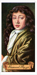 Samuel Pepys, taken from a series of cigarette cards by Anonymous