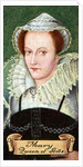 Mary, Queen of Scotts, taken from a series of cigarette cards by Anonymous