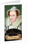 Mary, Queen of Scotts, taken from a series of cigarette cards by Anonymous
