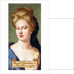 Sarah, Duchess of Marlborough, taken from a series of cigarette cards by Anonymous