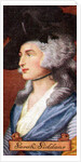 Sarah Siddons, taken from a series of cigarette cards by Anonymous
