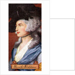 Sarah Siddons, taken from a series of cigarette cards by Anonymous