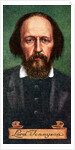 Lord Tennyson, taken from a series of cigarette cards by Anonymous