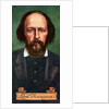 Lord Tennyson, taken from a series of cigarette cards by Anonymous