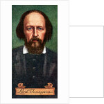 Lord Tennyson, taken from a series of cigarette cards by Anonymous