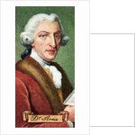 Dr. Arne, upholsterer and composer, taken from a series of cigarette cards by Anonymous