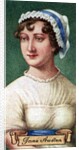 Jane Austen, taken from a series of cigarette cards by Anonymous