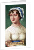 Jane Austen, taken from a series of cigarette cards by Anonymous